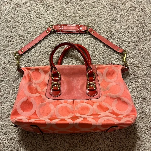 Coach VintageMadison Op Art Sabrina Satchel - Picture 4 of 10